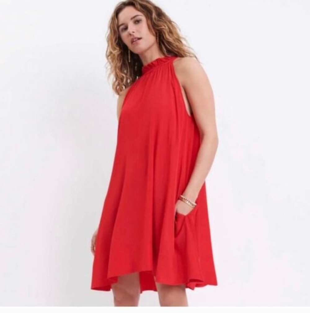 Mersea Endless Summer Dress In Red Size S/M NWT
